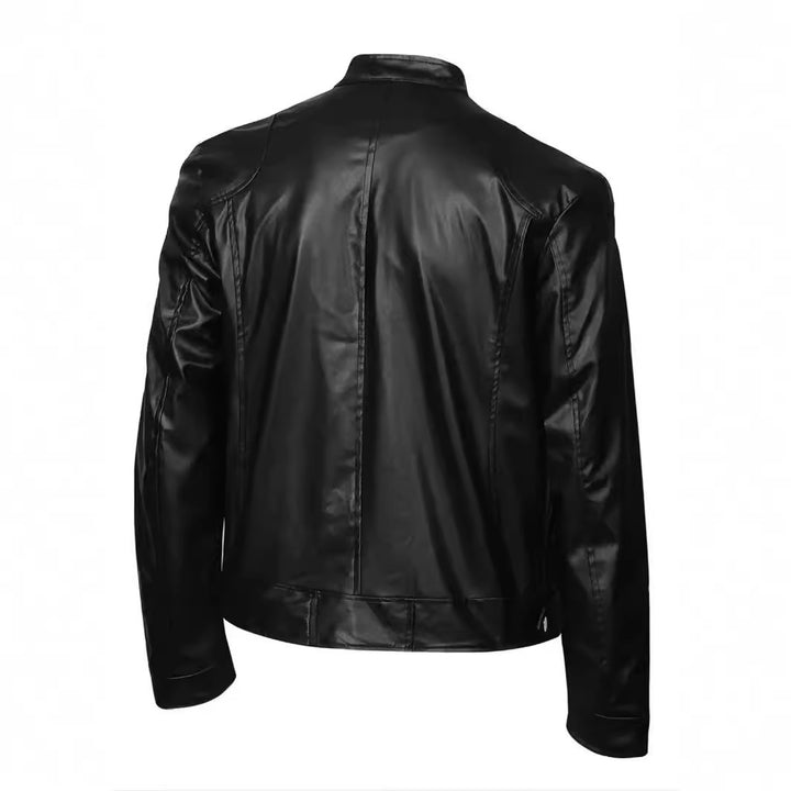 Herren Modische Lederjacke Echo Archiv