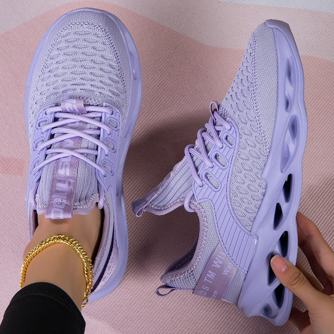 Damen Atmungsaktive Laufschuhe mit elastischem Obermaterial und griffiger Sohle Echoarchiv