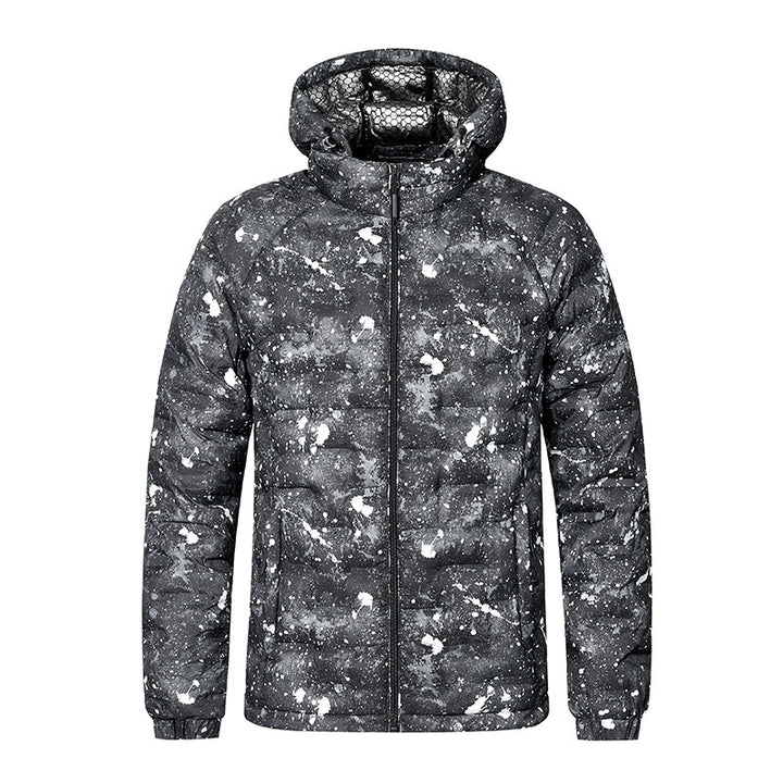 Herren Modische Steppjacke mit Kapuze und innovativem Design Echo Archiv