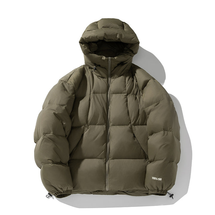 Unisex Wattierte Steppjacke mit Kapuze und Thermoisolierung Echo Archiv