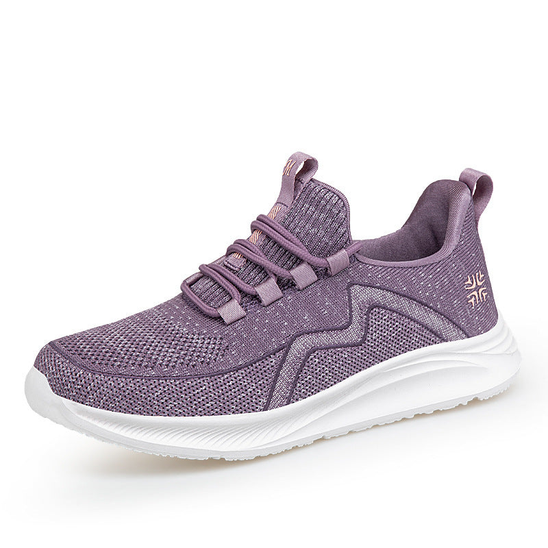 Damen nan atmungsaktiver Strick-Sneaker mit Memoryschaum Innensohle und stoßdämpfender EVA-Zwischensohle Echo Archiv