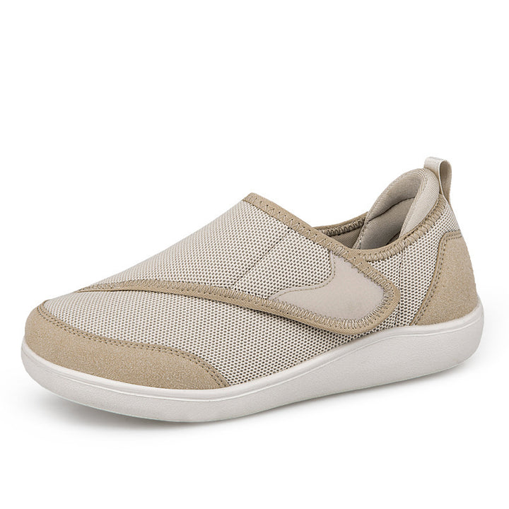 Damen nan einhändig verstellbarer Schlupf-Halbschuh mit Klettriemen, atmungsaktivem Mesh und stoßdämpfender EVA-Sohle Echo Archiv