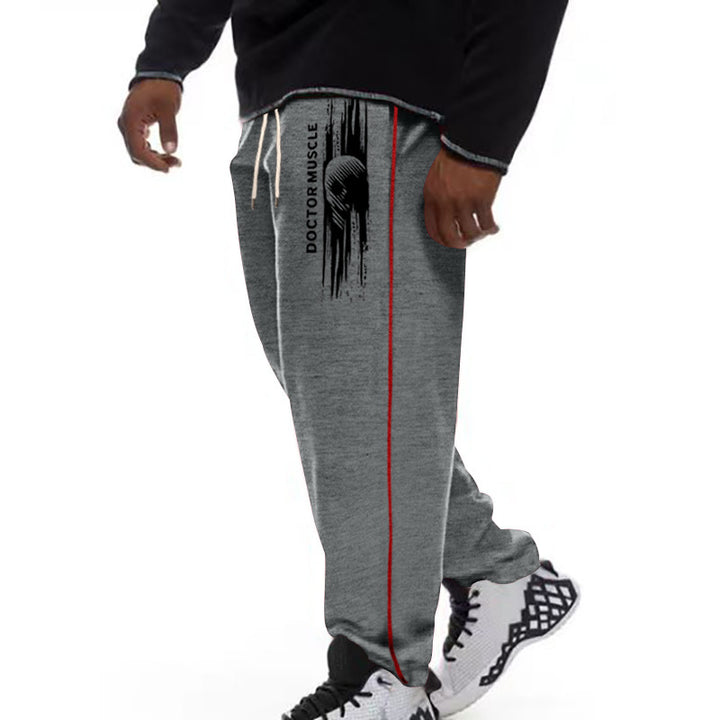Herren gemütliche Sport-Jogginghose mit seitlichen Streepen Echoarchiv