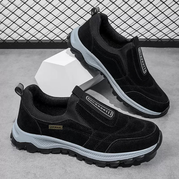 Herren  slip-on Freizeitsneaker mit Wildlederoptik, elastischem Einstieg und griffiger Profilsohle Echo Archiv