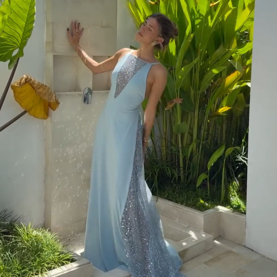 Damen Glitzerndes Abendkleid Echo Archiv