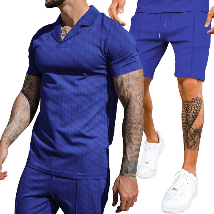 Herren Poloshirt mit strukturiertem Design und modernem Stehkragen Echoarchiv