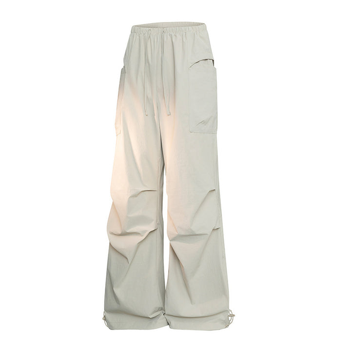 Herren Oversize-Cargohose im Tech-Look mit Tunnelzugbund, extra weitem Bein & verstellbaren Beinabschlüssen Echoarchiv
