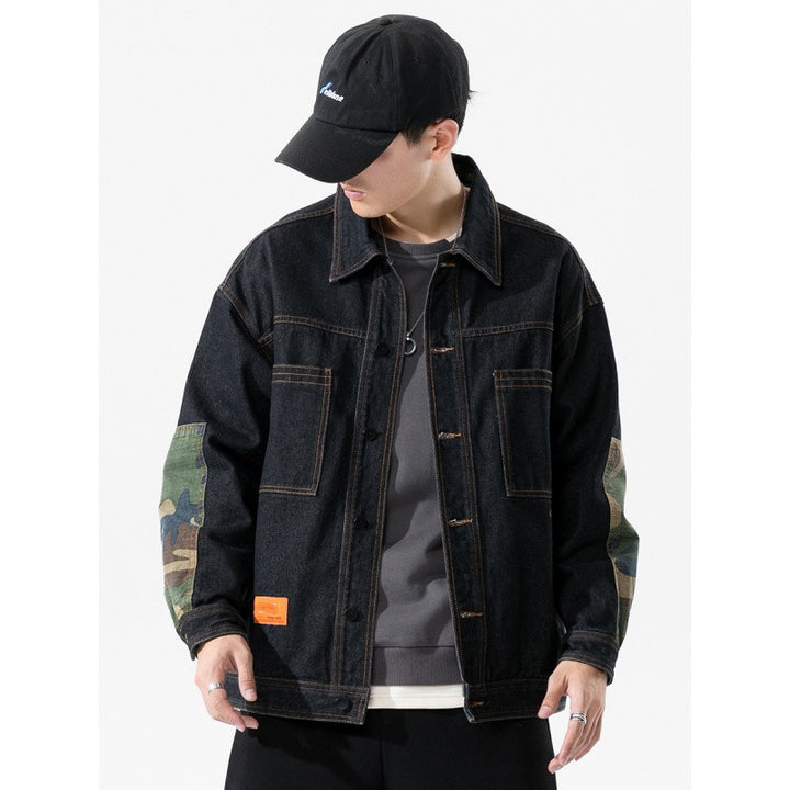 Herren Lässige Modern Denimjacke Echoarchiv