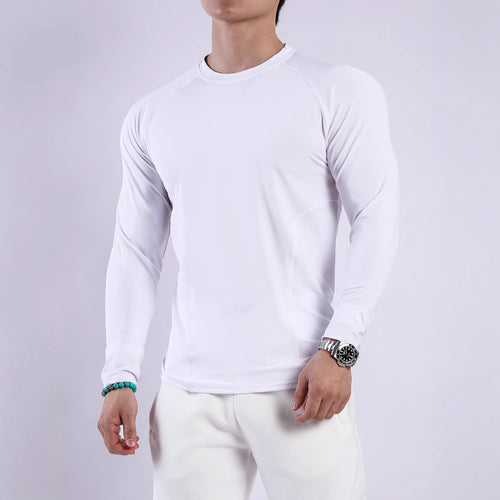 Herren Sport-Langarmshirt aus atmungsaktivem und feuchtigkeitsregulierendem Material Echoarchiv