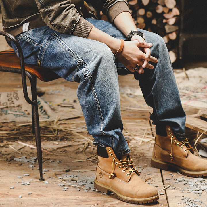Herren Bequeme Utility Cargo-Hose Echo Archiv