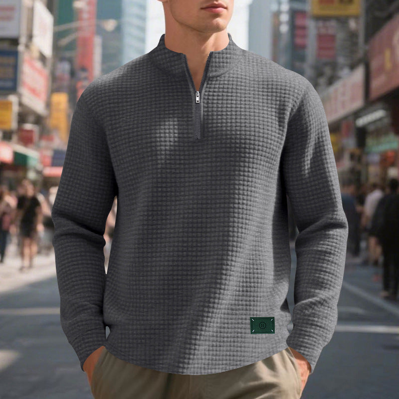 Herren leichter Sweatpullover mit Reißverschluss Echoarchiv