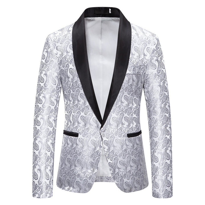 Herren extravagante Smokingjacke mit Paisleymuster Echoarchiv