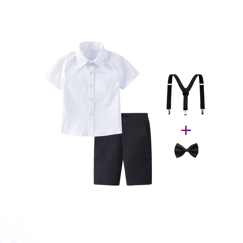 Damen festliches Hemd und Shorts Set mit Hosenträgern Echo Archiv