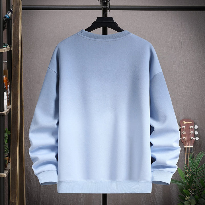 Herren lässiger Sweatshirt mit modernem Grafikdruck Echoarchiv