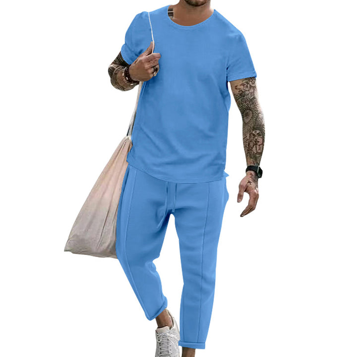 Herren sportliches Set aus hochwertiger Baumwolle mit funktionalem Design und atmungsaktiver Struktur Echoarchiv