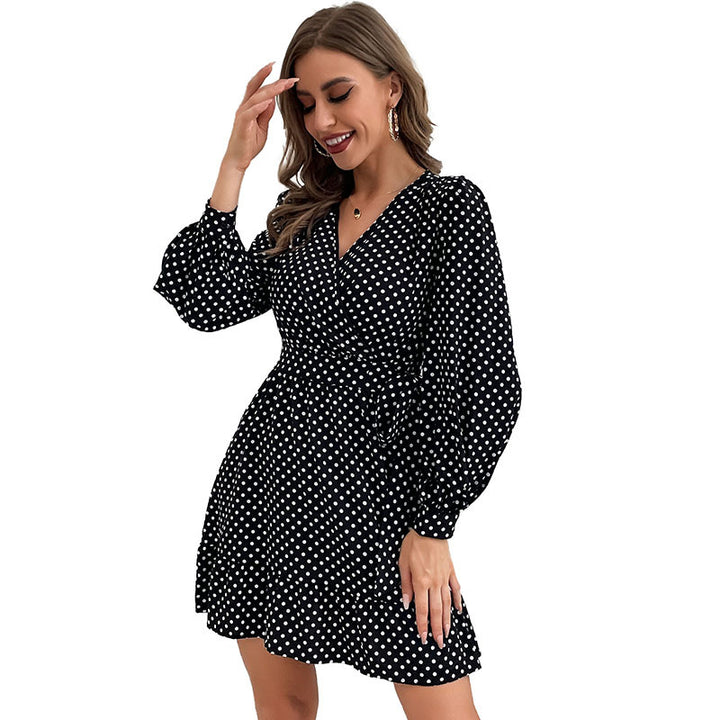 Damen Elegantes Wickelkleid mit Rüschendetails Echo Archiv 1788168779