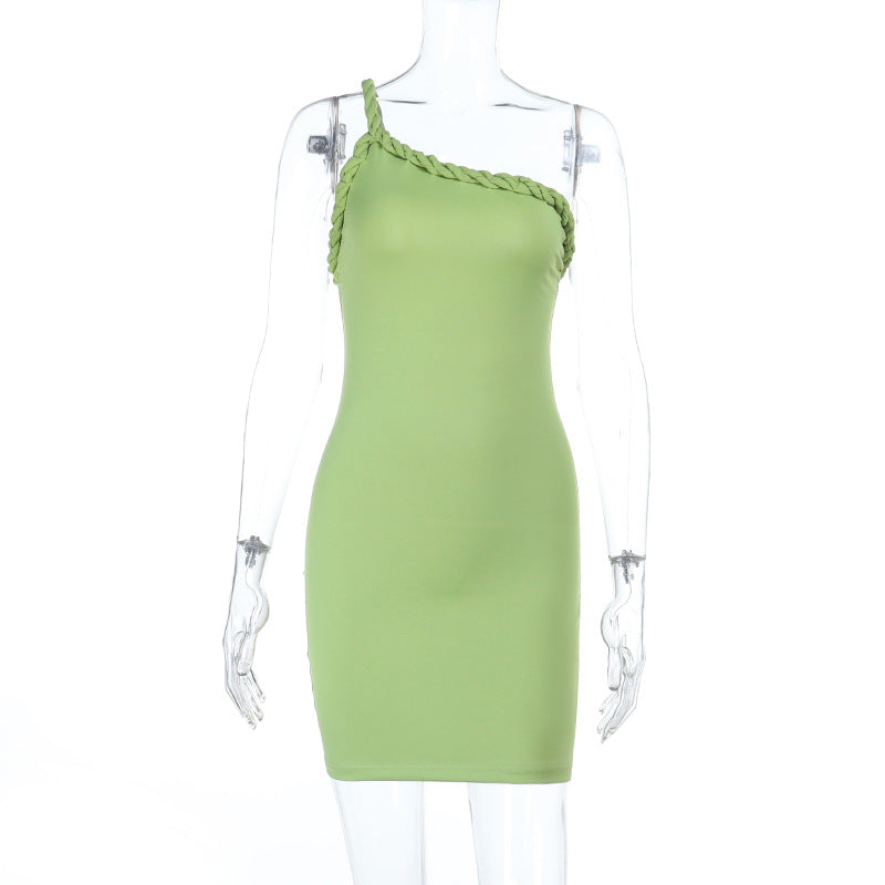 Damen Bodycon Kleid mit verspieltem schulterfreiem Design Echo Archiv