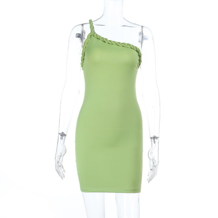 Damen Bodycon Kleid mit verspieltem schulterfreiem Design Echo Archiv