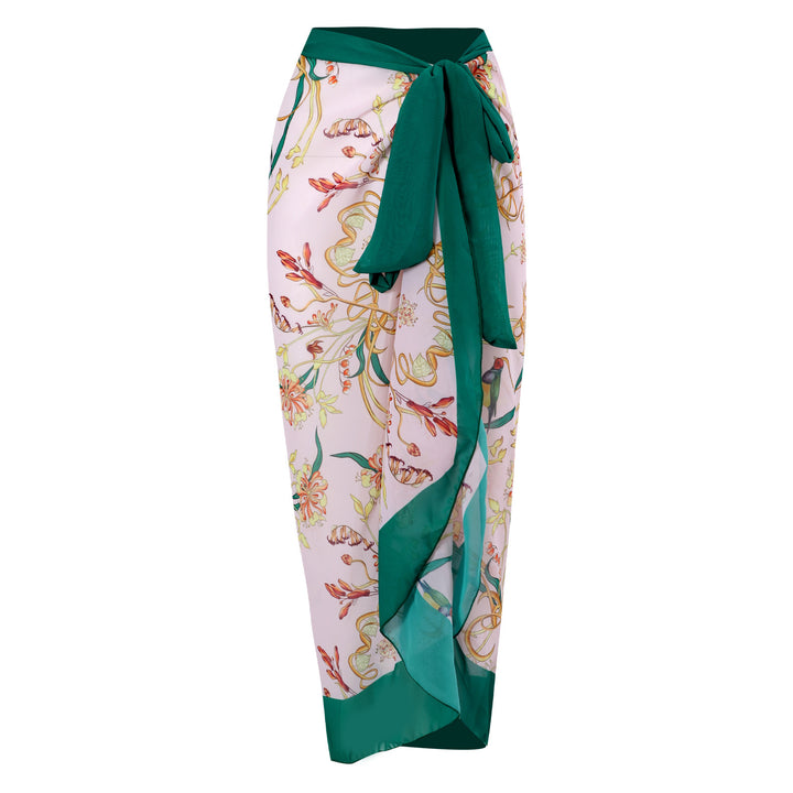 Damen Einteiler Badeanzug mit blumigen Rüschendetails Echo Archiv