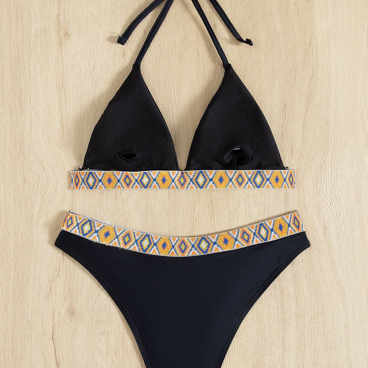 Damen Triangel-Bikini mit dekorativem Tribal-Band Echo Archiv