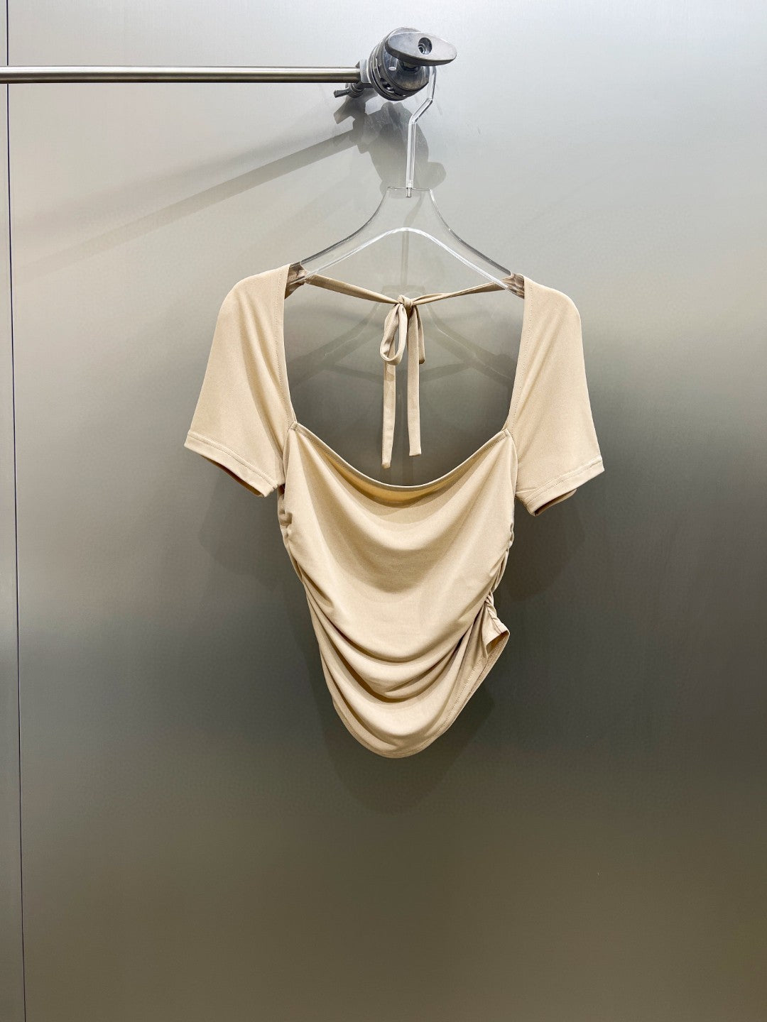 Damen Stretchbluse mit dekorativem Rückenausschnitt Echo Archiv