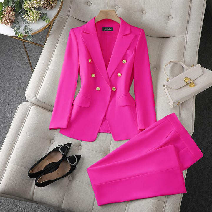 Damen Modischer Doppelreiher Blazer mit eleganten Details Echo Archiv