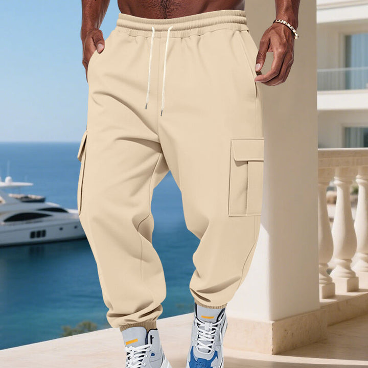 Herren modische Cargo-Jogginghose mit elastischem Bund und praktischen Seitentaschen Echoarchiv