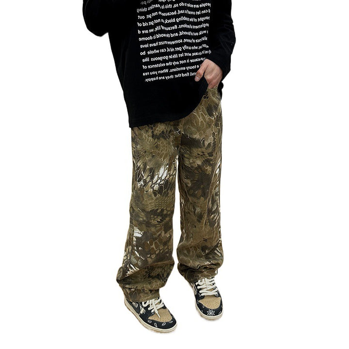 Herren Cargo-Hose mit Schlangenmuster Echo Archiv