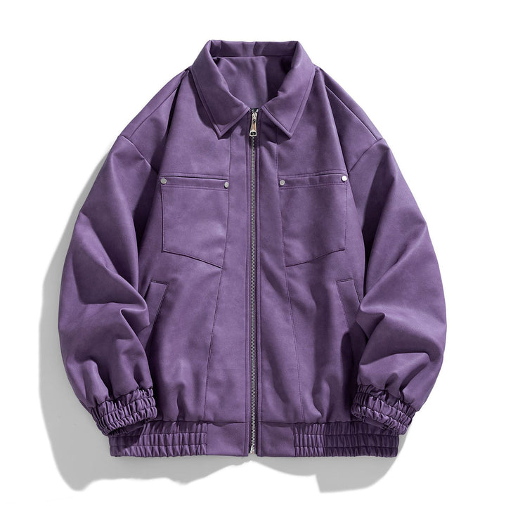 Herren Modische Übergangsjacke mit elastischen Bündchen Echo Archiv