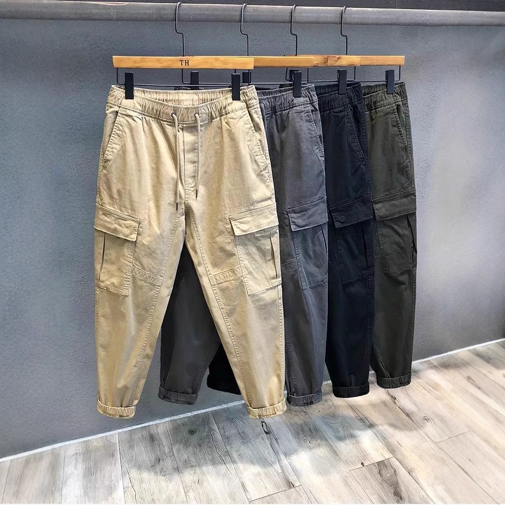 Herren Cargohose im Camouflage-Utility-Stil mit geradem Bein und robustem Canvas Echoarchiv