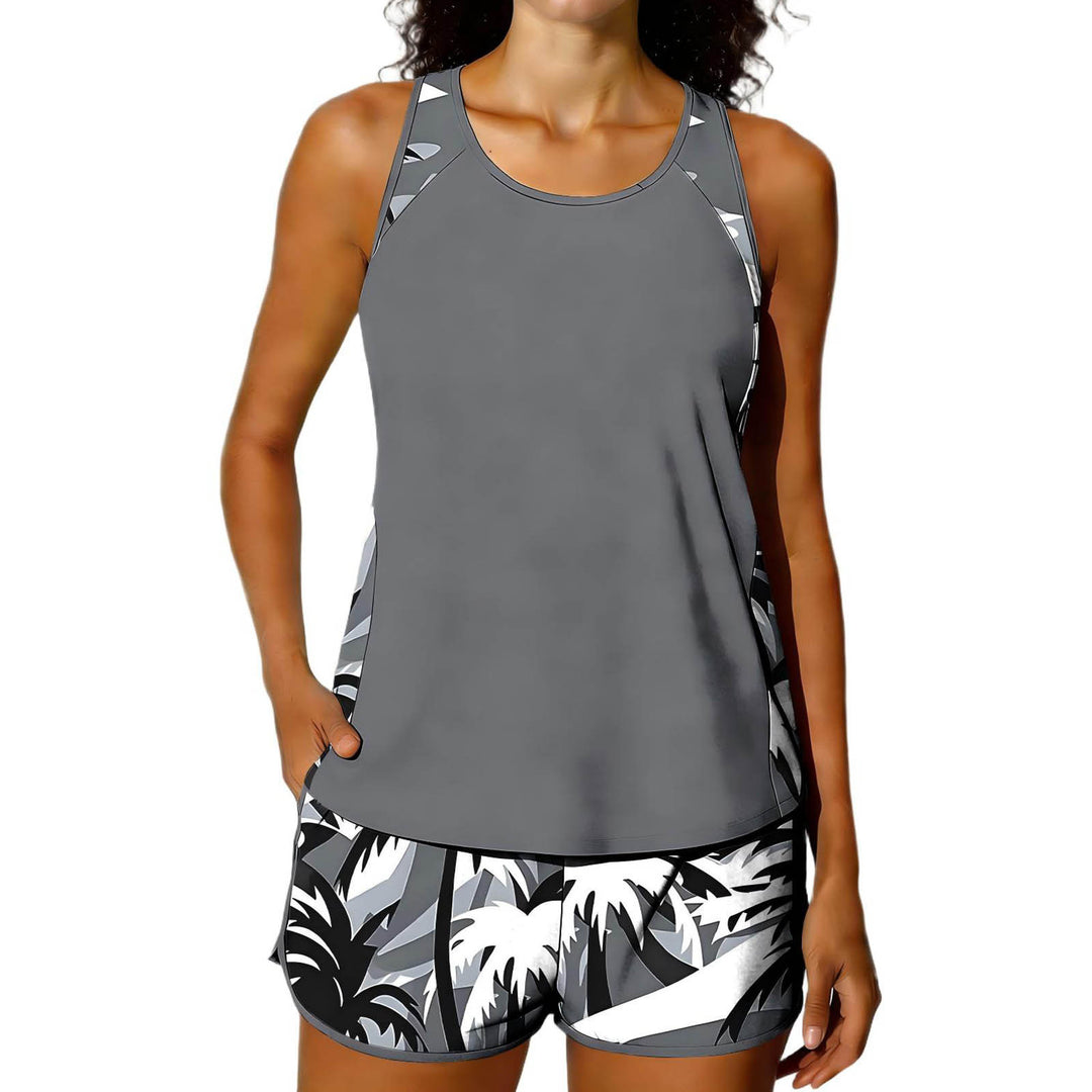 Damen Sportliches Tank-Top mit Shorts Echo Archiv