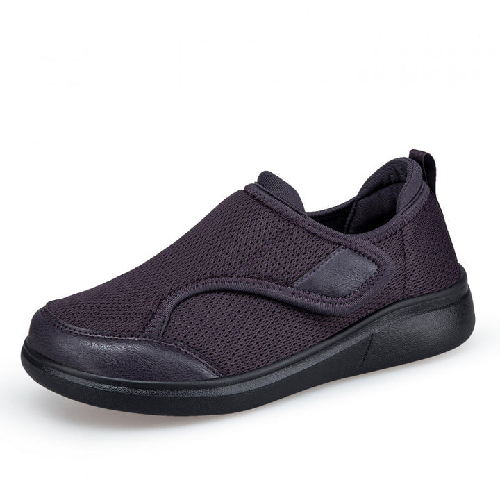 Damen Komfort-Slipper mit atmungsaktivem Mesh und elastischem Einstieg Echoarchiv
