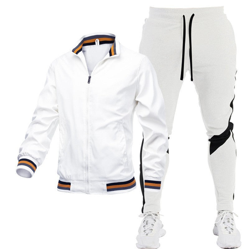 Herren Sportliches Trackjacke und Jogginghose Set Echo Archiv