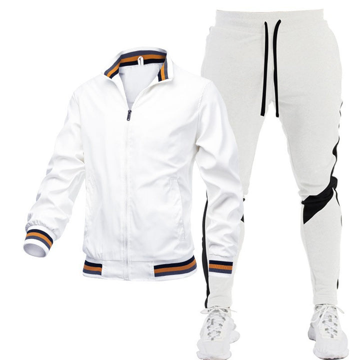 Herren Sportliches Trackjacke und Jogginghose Set Echo Archiv
