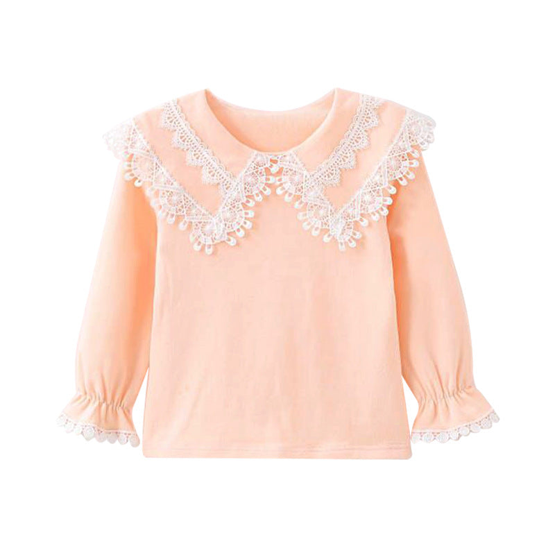 Damen Sweatshirt mit hohem Spitzenkragen Echo Archiv