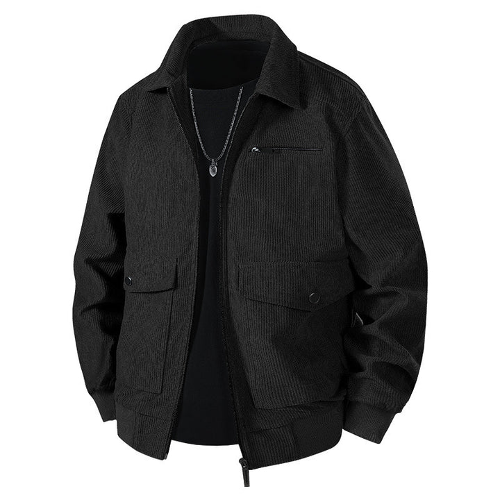 Herren Lässige Cordjacke mit praktischen Taschen Echo Archiv