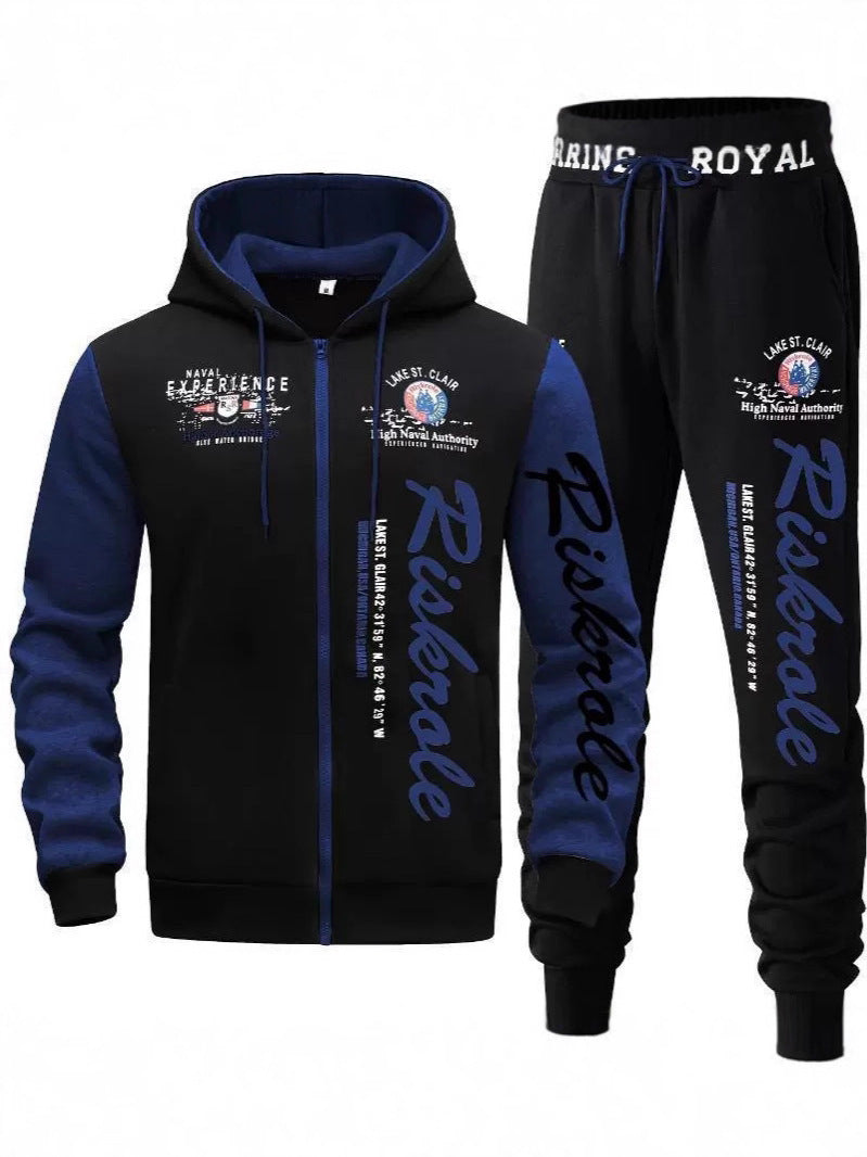 Herren Sportlicher Hoodie- und Jogginghosen-Set Echo Archiv