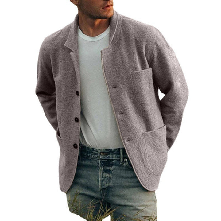 Herren lässige Strickjacke Echoarchiv