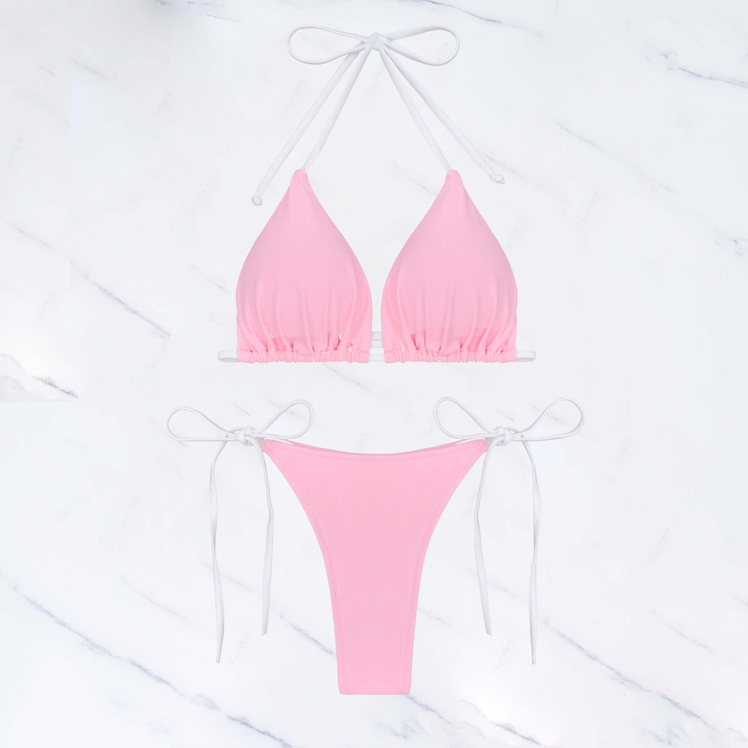Damen Triangel-Bikini-Set mit verstellbaren Trägern Echo Archiv