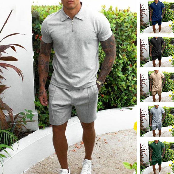 Herren Poloshirt und Shorts Set Echoarchiv