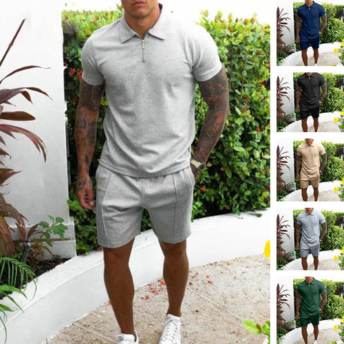 Herren Poloshirt und Shorts Set Echoarchiv