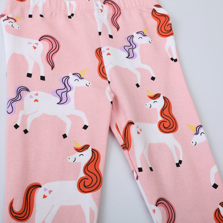 Mädchen Leggings mit niedlichen Einhorn-Motiven Echo Archiv