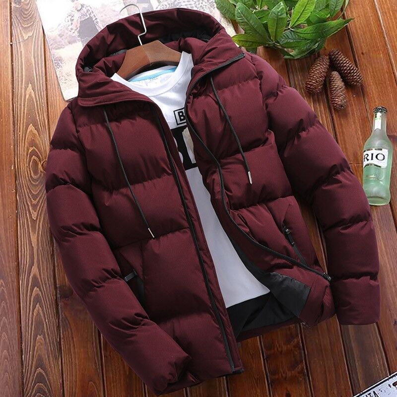 Herren nan gesteppte Thermo-Steppjacke mit Kapuze und winddichter, wasserabweisender Polyesterhülle Echo Archiv