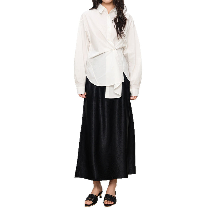 Damen Eleganter Maxirock aus hochwertigem Chiffon Echoarchiv