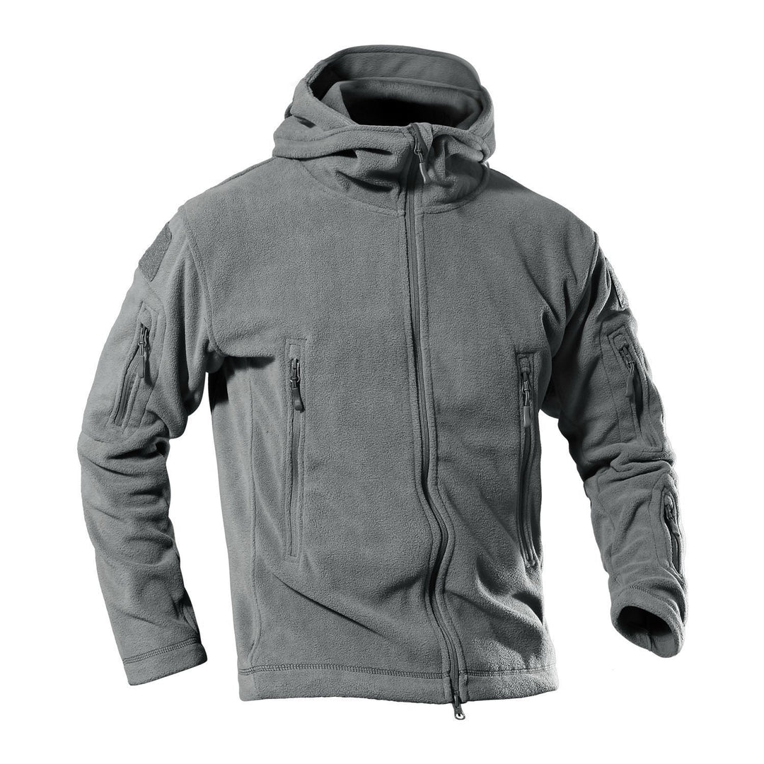 Herren Fleecejacke mit multifunktionalen Reißverschlusstaschen Echoarchiv