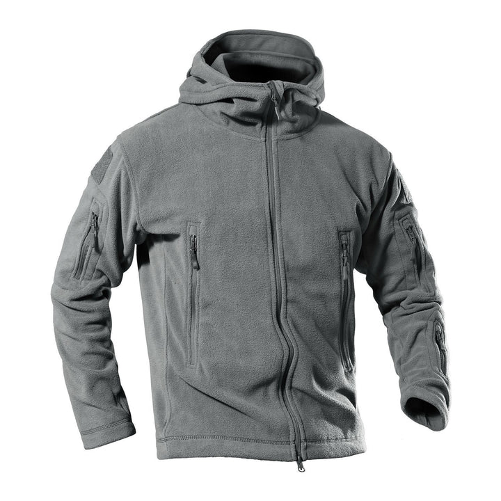 Herren Fleecejacke mit multifunktionalen Reißverschlusstaschen Echoarchiv