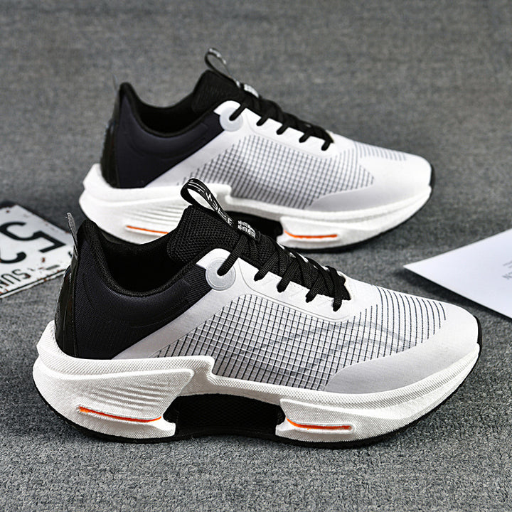 Unisex atmungsaktive Mesh-Runner mit gitterstruktur, stabilisierendem Mittelkeil und geteiltem Stabilisator – Norré