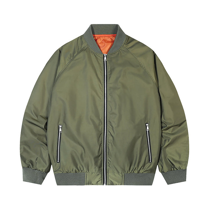 Herren Modische Bomberjacke mit hohem Kragen Echo Archiv