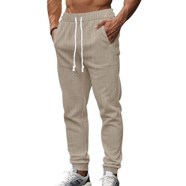 Herren trendy Freizeit-Jogginghose mit Kordelzug und praktischen Taschen Echoarchiv