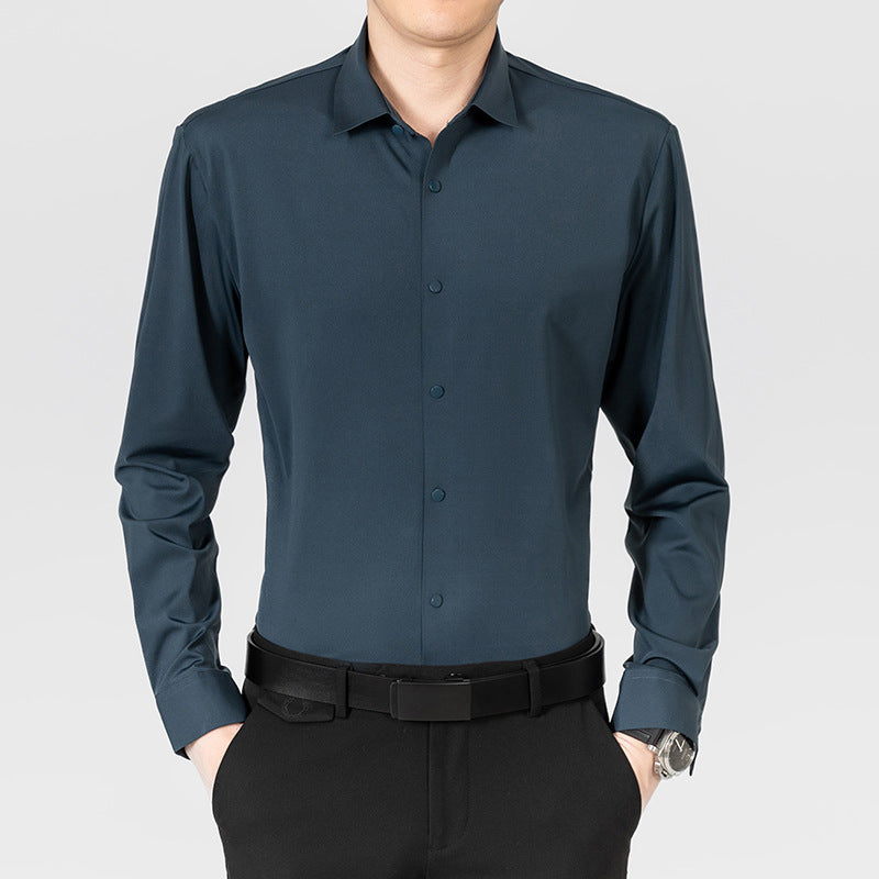 Herren Elegantes und Bequemes Langarmhemd Echoarchiv